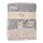An image of the Remony Wildlife Grey Lambswool Stag Throw.