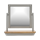 An image of the Montana Mirror, with a pine wood frame.
